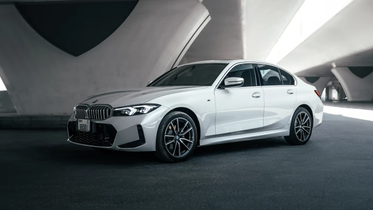 BMW 320i 2024 WHITE RENTAL IN DUBAI - undefined